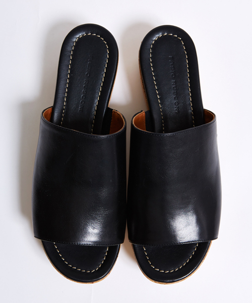 FABIO RUSCONI（ファビオルスコーニ）の「FABIO RUSCONI コルクソールサンダル/205-FRN-TILLY829（サンダル・レディース・ブラック/ブラウン・38/36/37）」の3枚目の写真