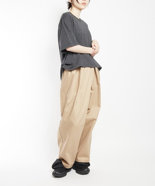 gomme(ゴム)の「プリントタックT(Tシャツ/カットソー・レディース・ブルー/チャコールグレー/ブラック・MEDIUM)」の19枚目の写真