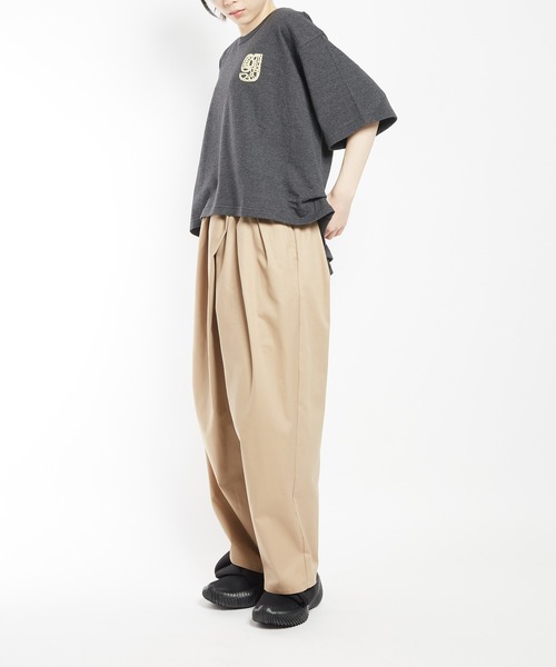 gomme(ゴム)の「プリントタックT(Tシャツ/カットソー・レディース・ブルー/チャコールグレー/ブラック・MEDIUM)」の20枚目の写真