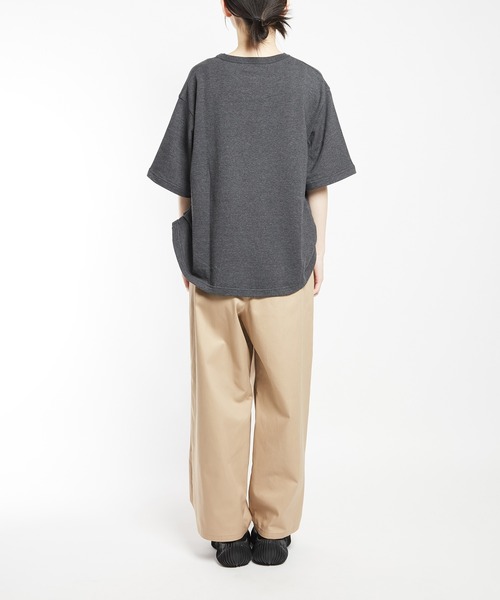 gomme(ゴム)の「プリントタックT(Tシャツ/カットソー・レディース・ブルー/チャコールグレー/ブラック・MEDIUM)」の21枚目の写真