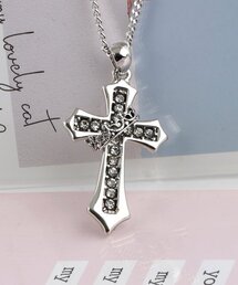 SHOVEOFF（ショーブオフ）の「SVN-2002 王冠キュービック十字架ペンダントネックレス（ネックレス）」