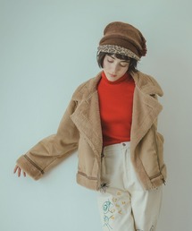 Three Four Time | スタンドカラーショートジャケット(その他アウター)