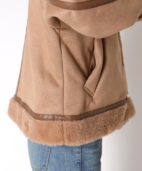 Three Four Time（ｽﾘｰﾌｫｰﾀｲﾑ）の「スタンドカラーショートジャケット（その他アウター・レディース・ベージュ・FREE）」の21枚目の写真