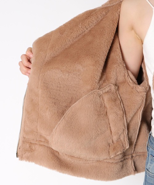 Three Four Time（ｽﾘｰﾌｫｰﾀｲﾑ）の「スタンドカラーショートジャケット（その他アウター・レディース・ベージュ・FREE）」の22枚目の写真