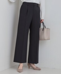 SHOO・LA・RUE | 【セットアップ可能】サラっと軽やか ワイドストレートパンツ(その他パンツ)