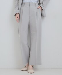 SHOO・LA・RUE | 【セットアップ可能】サラっと軽やか ワイドストレートパンツ(その他パンツ)