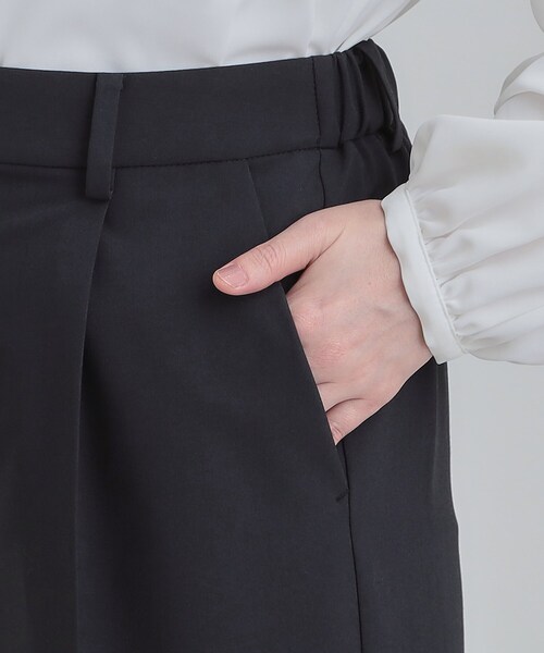 SHOO・LA・RUE（シューラルー）の「【セットアップ可能】サラっと軽やか ワイドストレートパンツ（その他パンツ・レディース・ライトグレー/ネイビー・01/02/03/04）」の17枚目の写真