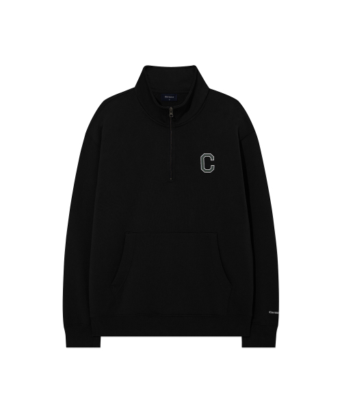 COVERNAT(カバーナット)の「Cロゴハーフジップスウェット ブラック(スウェット・レディース・その他・X-SMALL/SMALL/MEDIUM/LARGE/X-LARGE/XX-LARGE)」の1枚目の写真
