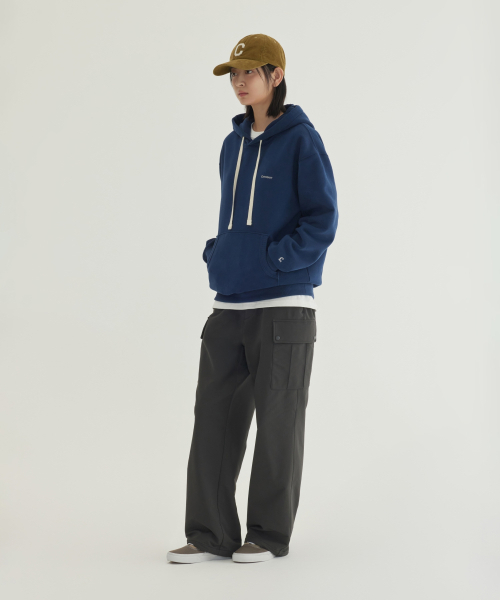 COVERNAT(カバーナット)の「スモールロゴ起毛フードパーカー ネイビー(パーカー・レディース・その他・X-SMALL/SMALL/MEDIUM/LARGE/X-LARGE/XX-LARGE)」の5枚目の写真