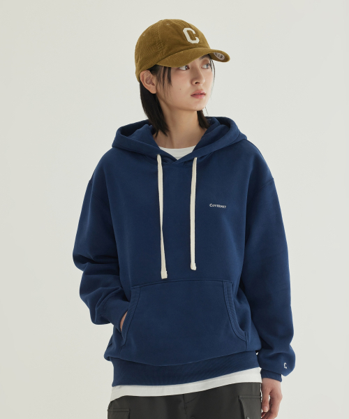 COVERNAT(カバーナット)の「スモールロゴ起毛フードパーカー ネイビー(パーカー・レディース・その他・X-SMALL/SMALL/MEDIUM/LARGE/X-LARGE/XX-LARGE)」の7枚目の写真