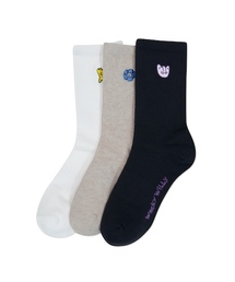 Wacky WiLLy（ワッキーウィリー）の「WACKY WILLY COLOR SOCKS 3 PACK（ソックス/靴下）」
