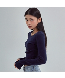 クロップフィットウォーマー長袖Tシャツ3色