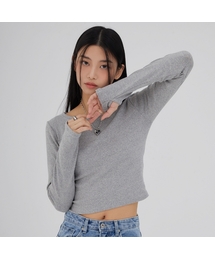 クロップフィットウォーマー長袖Tシャツ2色