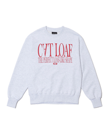 CAT LOAF SWEATSHIRT - LIGHT GRAY