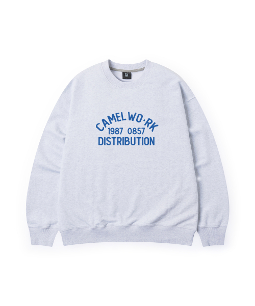 CAMEL WORK(キャメルワーク)の「カメルディストリビューション ラウンドロゴ スウェットシャツ(アッシュグレー)(スウェット・メンズ・その他・MEDIUM/LARGE/X-LARGE)」の2枚目の写真