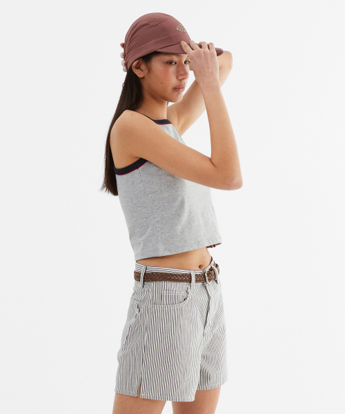 MENASOO(ミナス)の「Stripe Denim Short Pants_Deep Navy(その他パンツ・レディース・ダークネイビー・2/1)」の15枚目の写真