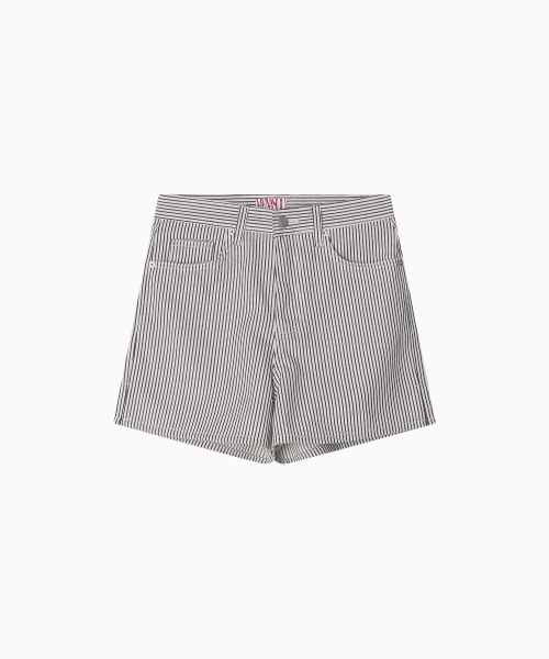 MENASOO(ミナス)の「Stripe Denim Short Pants_Deep Navy(その他パンツ・レディース・ダークネイビー・2/1)」の16枚目の写真