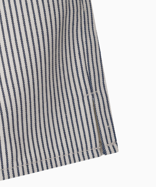 MENASOO(ミナス)の「Stripe Denim Short Pants_Deep Navy(その他パンツ・レディース・ダークネイビー・2/1)」の4枚目の写真