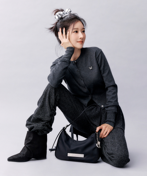 NICK&NICOLE（ニックアンドニコール）の「SHIRRING LAYERED SKIRT PANTS_CHARCOAL（スウェットパンツ・レディース・その他・FREE）」の2枚目の写真