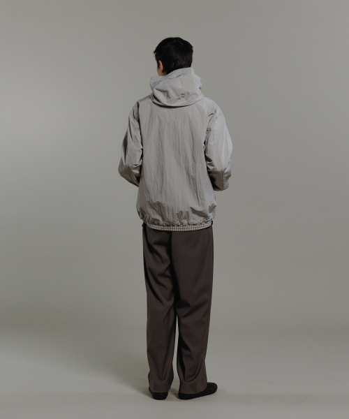BLANKROOM(ブランクルーム)の「ウィンドブレーカー_MUD GRAY(ナイロンジャケット・メンズ・その他・1/2/3)」の4枚目の写真