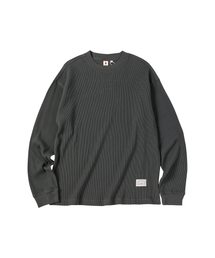 COMONINOZ（コモニノズ）の「WAFFLE LONG SLEEVES T-SHIRT [CHARCOAL]（Tシャツ/カットソー）」