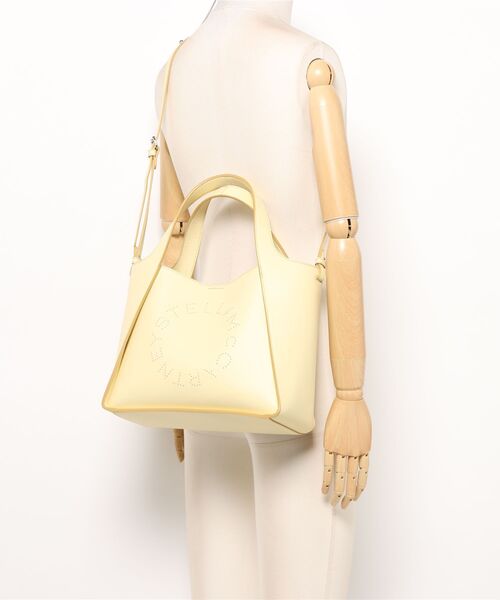 STELLA McCARTNEY(ステラマッカートニー)の「Logo Crossbody Tote Bag / ロゴ クロスボディ トートバッグ(トートバッグ・レディース・イエロー系その他/ピンク系その他・ONE SIZE)」の8枚目の写真