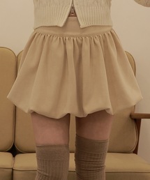 balloon plume mini skirt/バルーンプリュームミニスカート