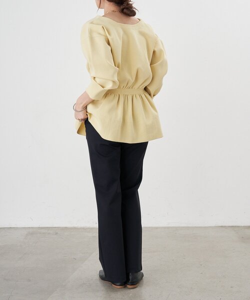 SHENERY（シーナリー）の「スリムジャージーパンツ（その他パンツ・レディース・アイボリー/ブラック・36/38）」の14枚目の写真