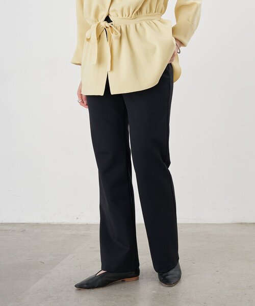 SHENERY（シーナリー）の「スリムジャージーパンツ（その他パンツ・レディース・アイボリー/ブラック・36/38）」の18枚目の写真