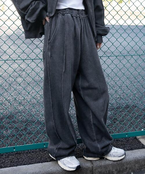 WEGO（ウィゴー）の「WEGO/【26年春夏新作】スウィッチングスウェットパンツ（スウェットパンツ・メンズ・杢グレー/ブラック系その他/ブラック/ブラウン/ピンク/ネイビー・FREE）」の3枚目の写真