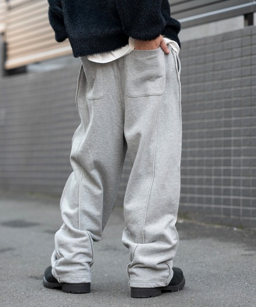WEGO（ウィゴー）の「WEGO/【26年春夏新作】スウィッチングスウェットパンツ（スウェットパンツ・メンズ・杢グレー/ブラック系その他/ブラック/ブラウン/ピンク/ネイビー・FREE）」の10枚目の写真