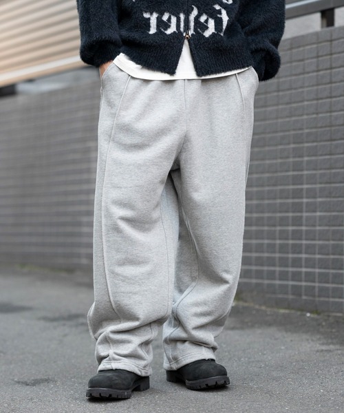 WEGO（ウィゴー）の「WEGO/【26年春夏新作】スウィッチングスウェットパンツ（スウェットパンツ・メンズ・杢グレー/ブラック系その他/ブラック/ブラウン/ピンク/ネイビー・FREE）」の7枚目の写真