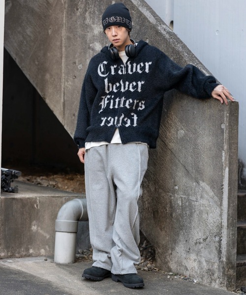 WEGO（ウィゴー）の「WEGO/【26年春夏新作】スウィッチングスウェットパンツ（スウェットパンツ・メンズ・杢グレー/ブラック系その他/ブラック/ブラウン/ピンク/ネイビー・FREE）」の11枚目の写真