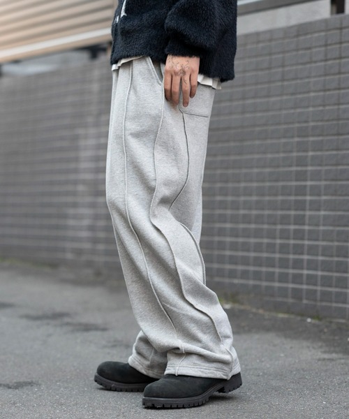 WEGO（ウィゴー）の「WEGO/【26年春夏新作】スウィッチングスウェットパンツ（スウェットパンツ・メンズ・杢グレー/ブラック系その他/ブラック/ブラウン/ピンク/ネイビー・FREE）」の9枚目の写真