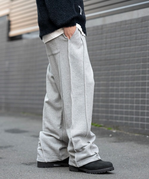 WEGO（ウィゴー）の「WEGO/【26年春夏新作】スウィッチングスウェットパンツ（スウェットパンツ・メンズ・杢グレー/ブラック系その他/ブラック/ブラウン/ピンク/ネイビー・FREE）」の8枚目の写真