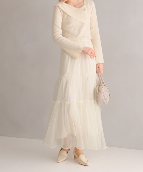 VIVIAN（ヴィヴィアン）の「履きごこちやみつき感激 スクエアトゥモノグラム5cmプレートヒールローファーパンプス（パンプス・レディース・ストーン/ブラック系その他3/ナチュラル・24/23.5/23/22.5/24.5）」の11枚目の写真