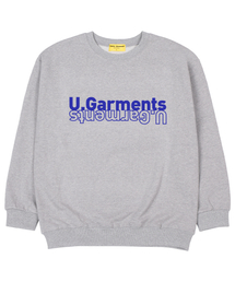 Uガーメンツ 裏毛 オーバーサイズ スウェット グレー