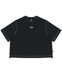 ストリングクロップTシャツ(ブラック)