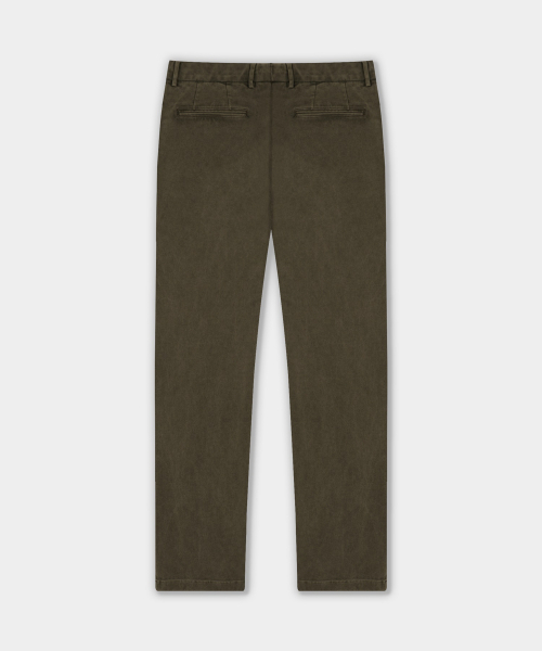 BIRBANTE(ビルバンテ)の「ソンドリオストレッチツイルワンタックパンツ - ブラウン(その他パンツ・メンズ・ブラウン・SMALL/MEDIUM/LARGE/X-LARGE)」の2枚目の写真