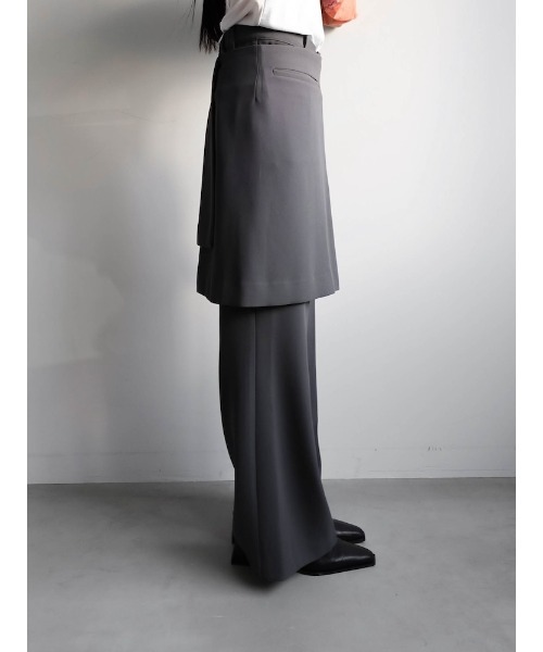 sahara(サハラ)の「Layered Apron Pants(その他パンツ・レディース・グレー/ブラック・FREE)」の21枚目の写真
