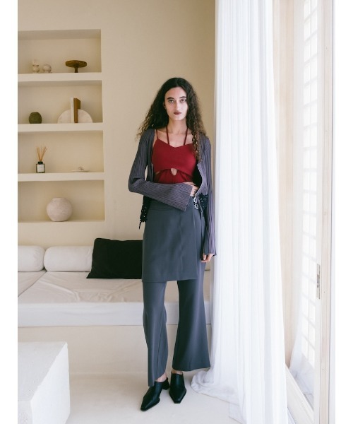 sahara(サハラ)の「Layered Apron Pants(その他パンツ・レディース・グレー/ブラック・FREE)」の16枚目の写真