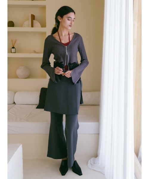 sahara(サハラ)の「Layered Apron Pants(その他パンツ・レディース・グレー/ブラック・FREE)」の17枚目の写真