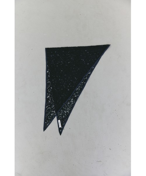 STYLEMIXER(スタイルミキサー)の「ニュアンスレーススカーフ(バンダナ/スカーフ・レディース・ライトグリーン/ネイビー/アイボリー・FREE)」の13枚目の写真