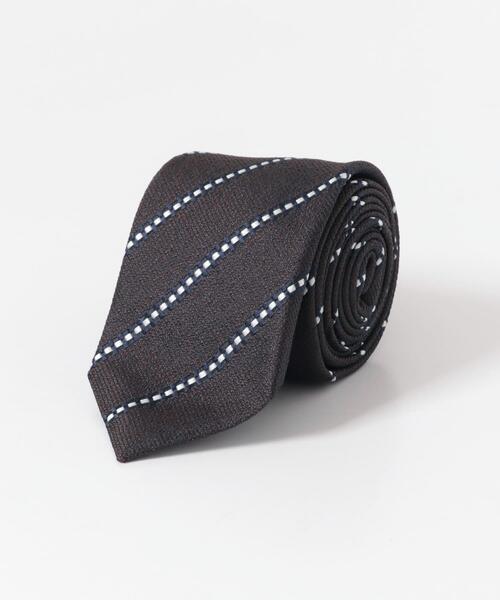 URBAN RESEARCH DOORS（アーバンリサーチドアーズ）の「LIFE STYLE TAILOR　26SS BBCファブリックタイST3（ネクタイ・メンズ・オレンジ系その他/ブラウン系その他/ブルー系その他・-）」の3枚目の写真