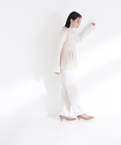 NATURAL BEAUTY BASIC(ナチュラルビューティーベーシック)の「◇ドットペプラムジレ(その他アウター・レディース・ブラック/ベージュ・SMALL/MEDIUM)」の18枚目の写真