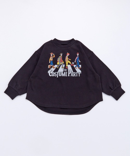 Ocean&Ground(オーシャン&グラウンド)の「COSTUME PARTYプリントロンT【ONLINE EXCLUSIVE】(Tシャツ/カットソー・キッズ・オフホワイト/ブラック/キナリ・80/90/100/110/120/130/140)」の14枚目の写真