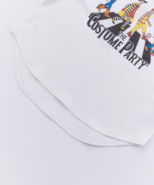 Ocean&Ground(オーシャン&グラウンド)の「COSTUME PARTYプリントロンT【ONLINE EXCLUSIVE】(Tシャツ/カットソー・キッズ・オフホワイト/ブラック/キナリ・80/90/100/110/120/130/140)」の5枚目の写真