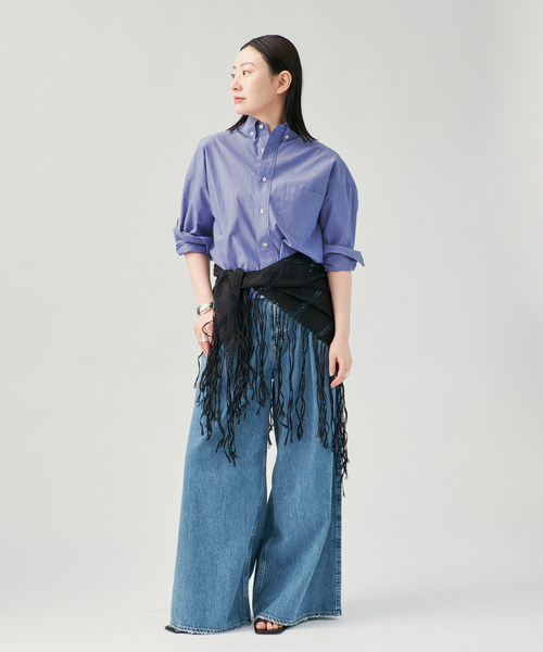 ASAUCE MELER アソースメレ ギマコットントライアングルストール AM26