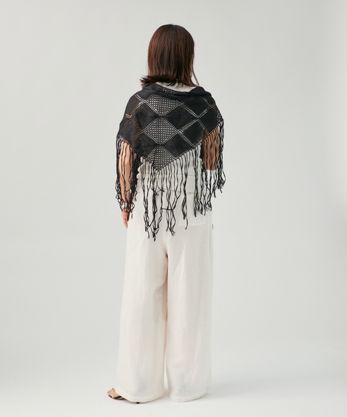 ASAUCE MELER アソースメレ ギマコットントライアングルストール AM26