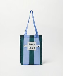 CITEN | <CITEN>くるくるパッチンストライプトートS(エコバッグ/サブバッグ)